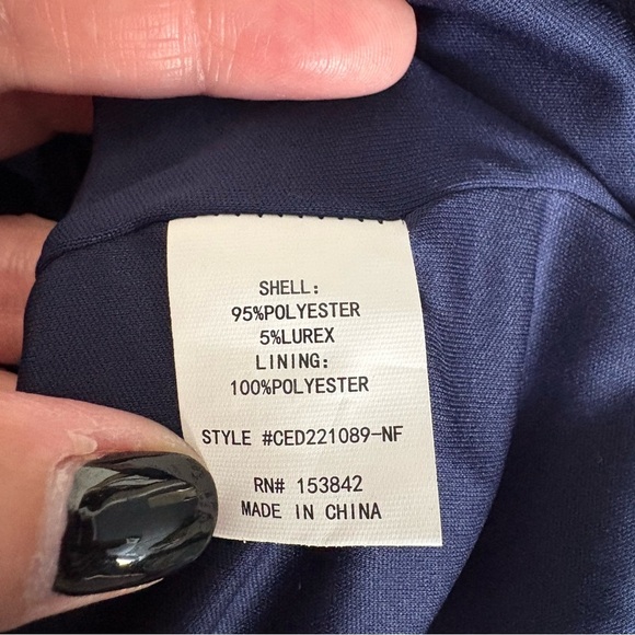 MELLODAY Floral Chiffon Midi Maxi Deep V-neck Flutter Sleeve Dress w Pockets - Picture 7 of 17